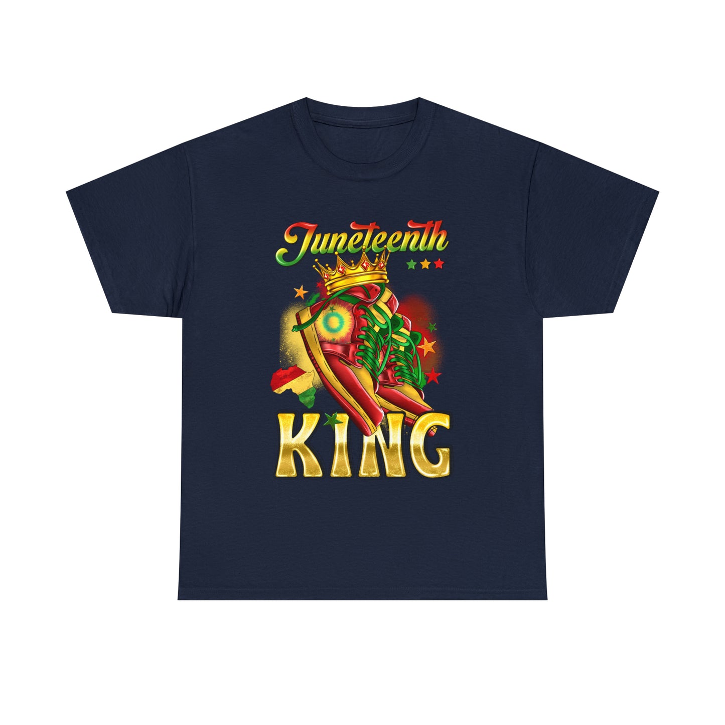 Juneteenth King Unisex Heavy Cotton Tee