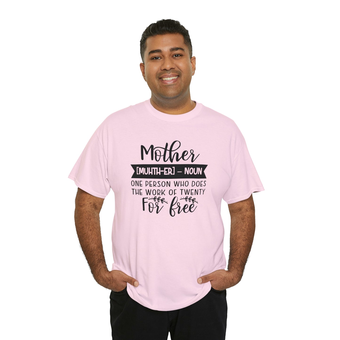 Definition of A Mother Unisex Heavy Cotton Tee