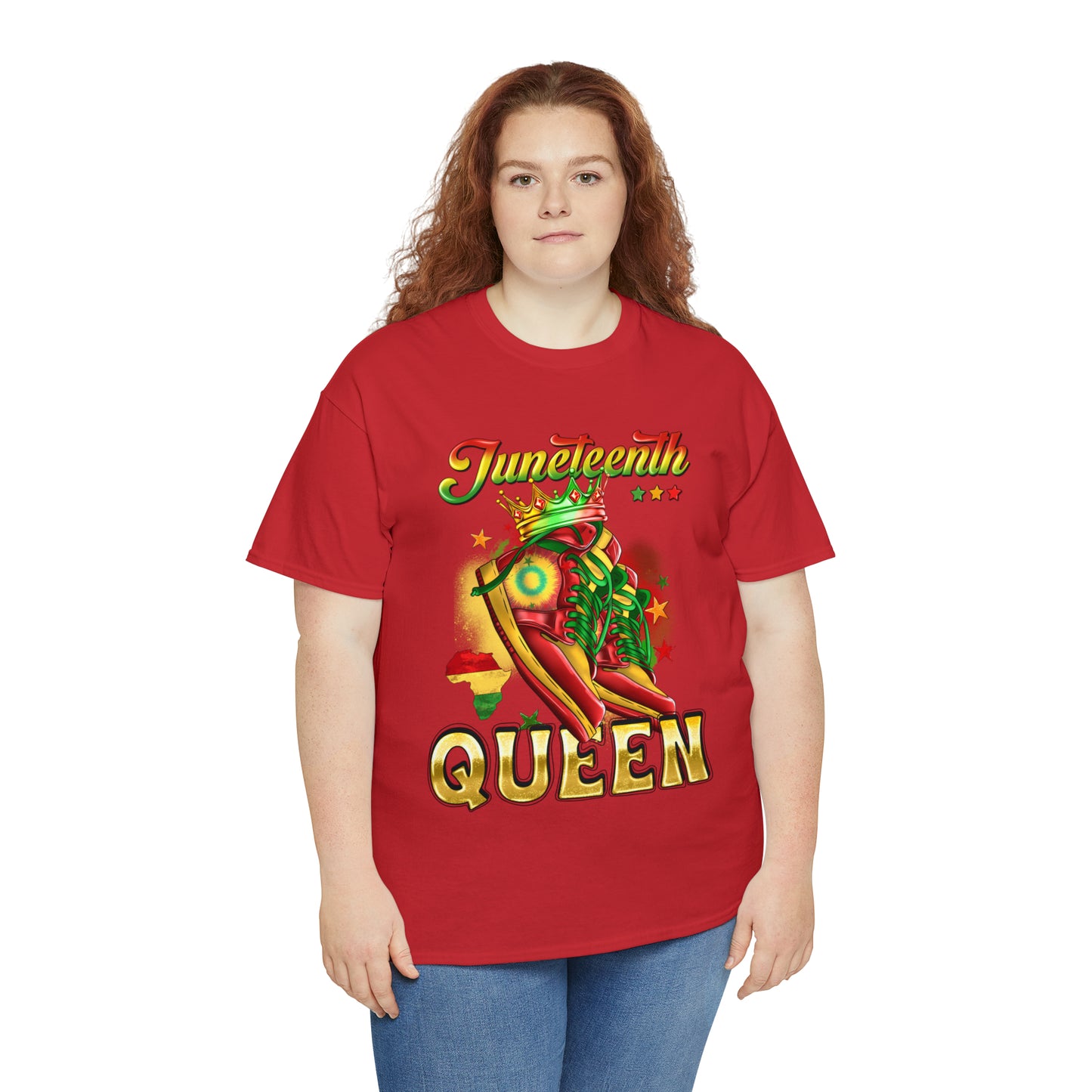 Juneteenth Queen Unisex Heavy Cotton Tee