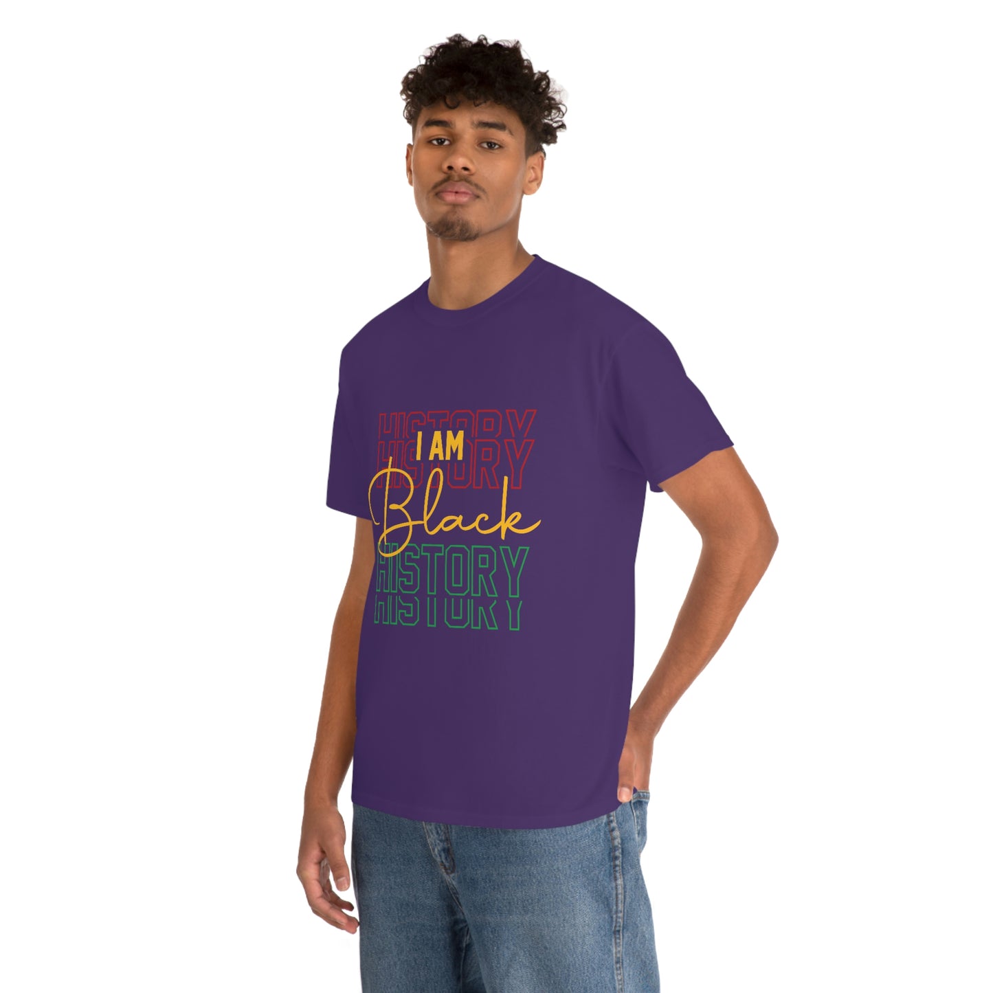 I am Black History Unisex Heavy Cotton Tee