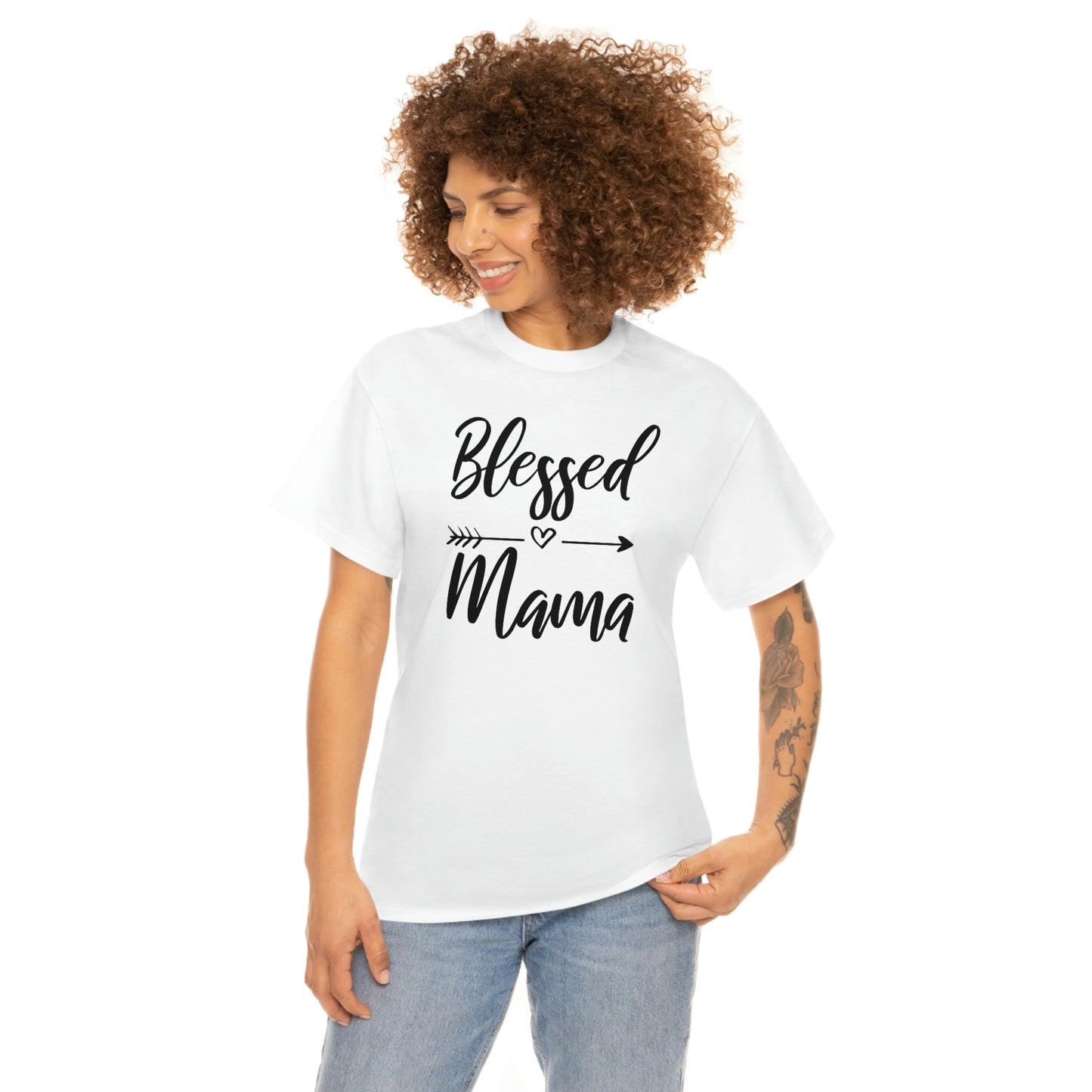 Blessed Mama Unisex Heavy Cotton Tee