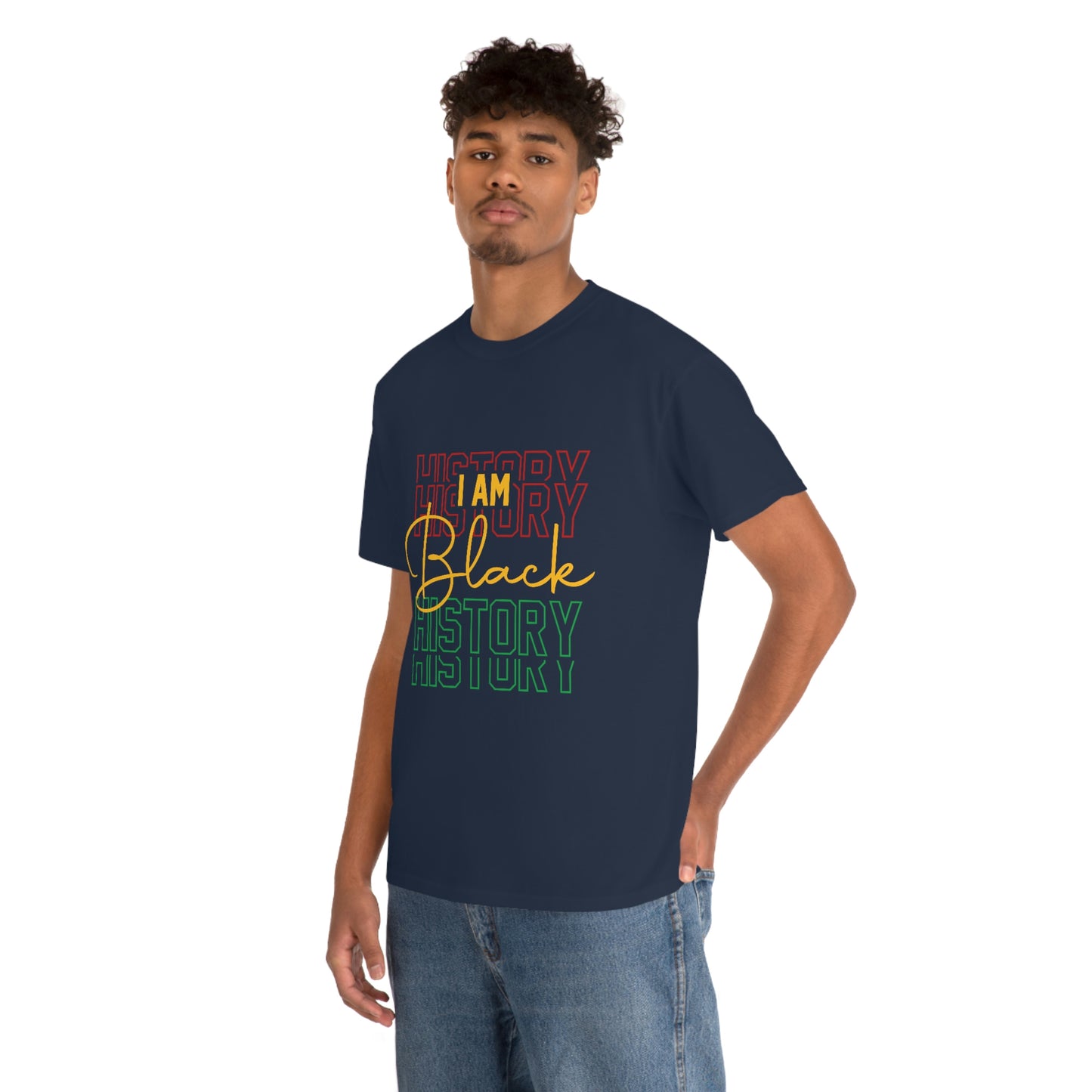 I am Black History Unisex Heavy Cotton Tee
