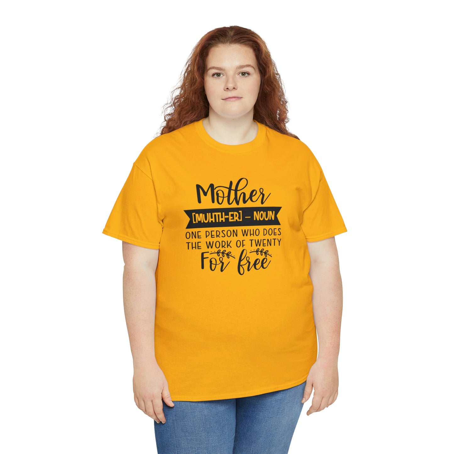 Definition of A Mother Unisex Heavy Cotton Tee