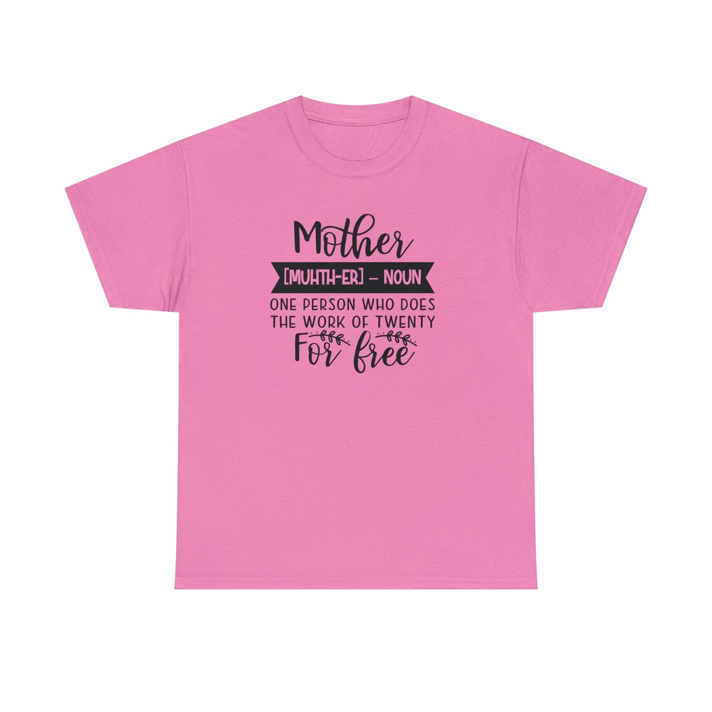 Definition of A Mother Unisex Heavy Cotton Tee