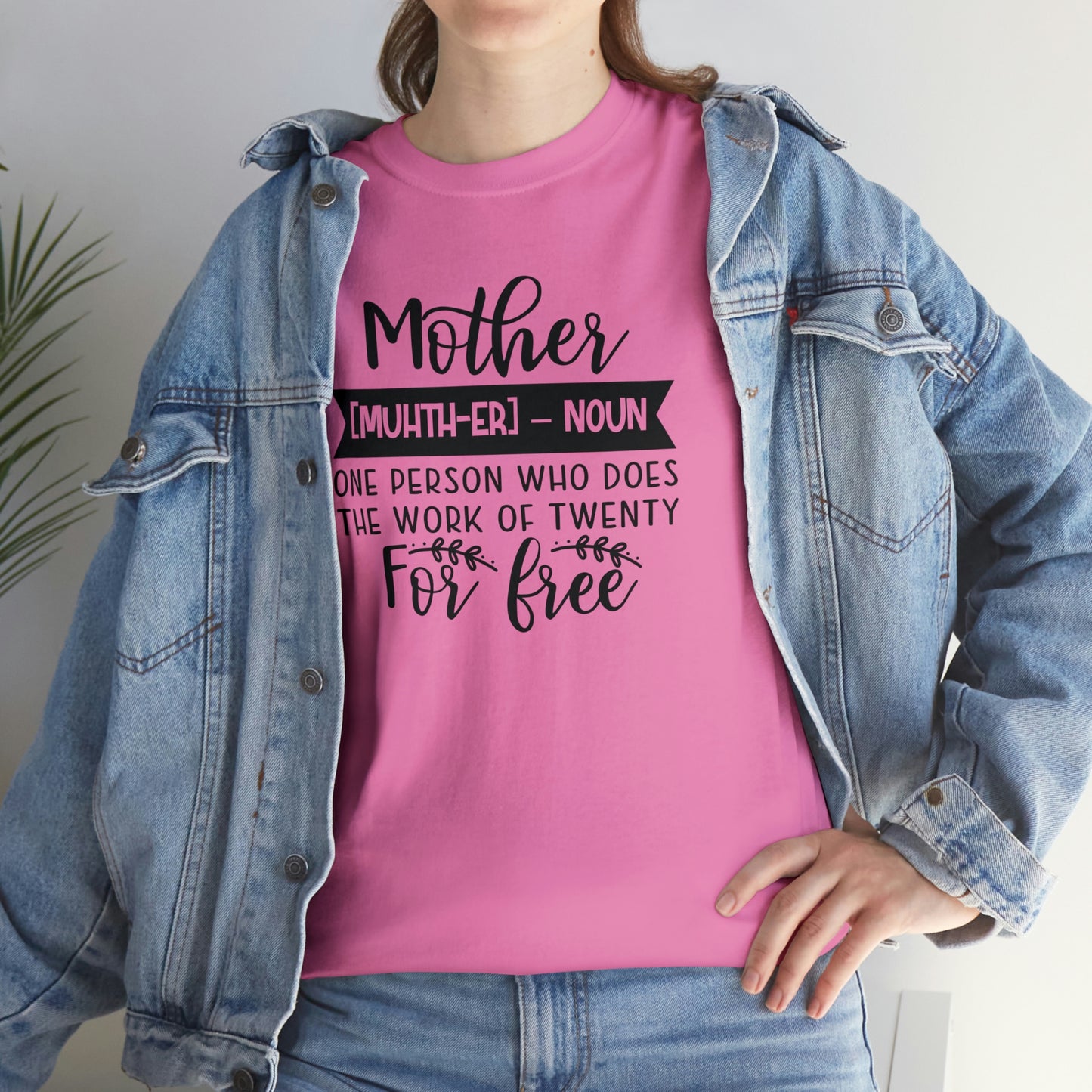 Definition of A Mother Unisex Heavy Cotton Tee