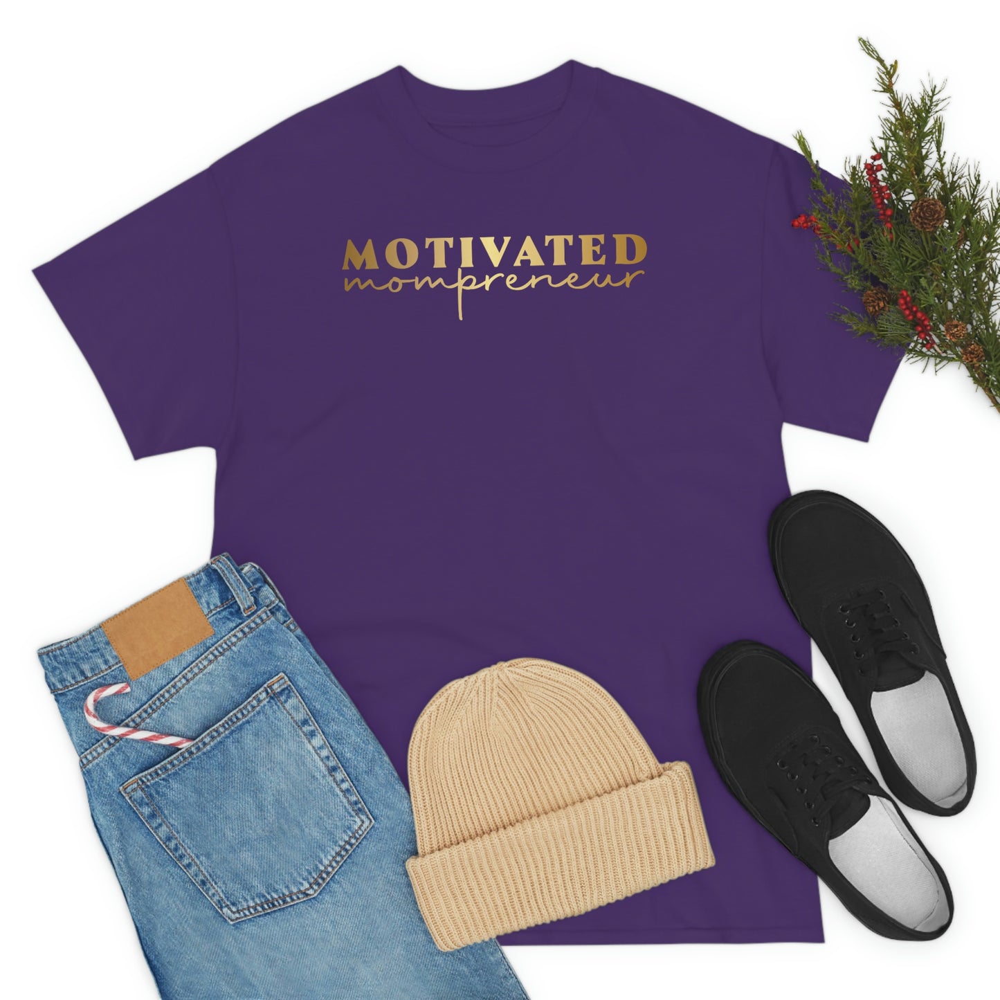 Motivated Mompreneur Unisex Heavy Cotton Tee