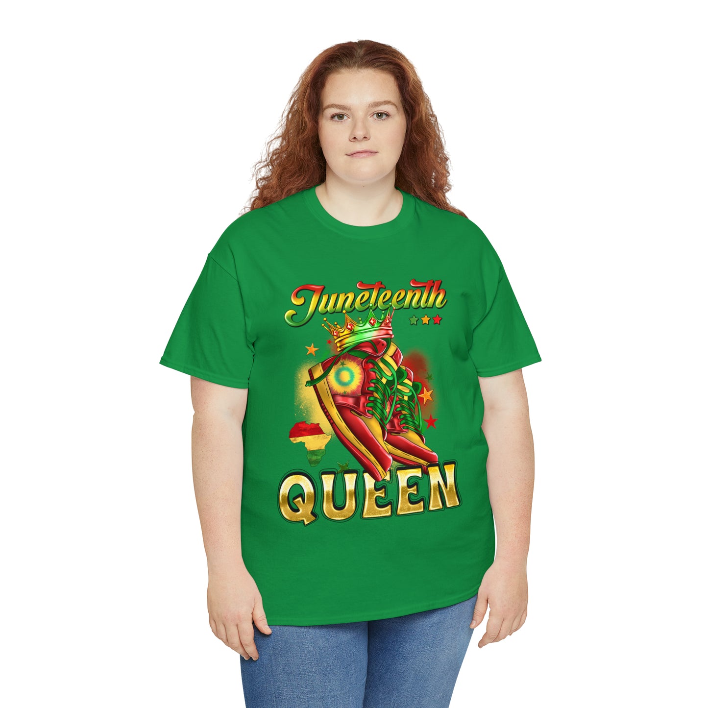 Juneteenth Queen Unisex Heavy Cotton Tee