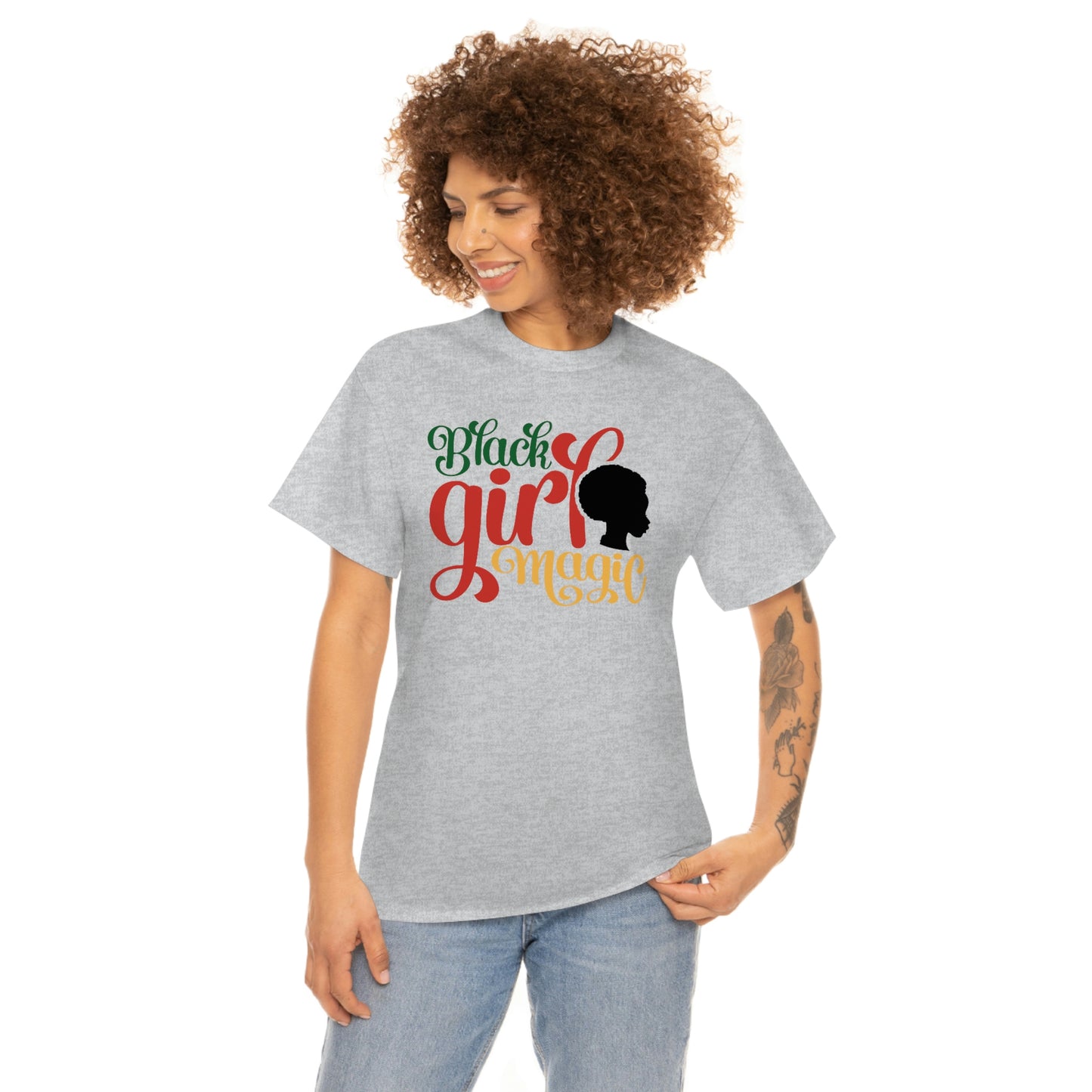 Black Girl Magic Unisex Heavy Cotton Tee