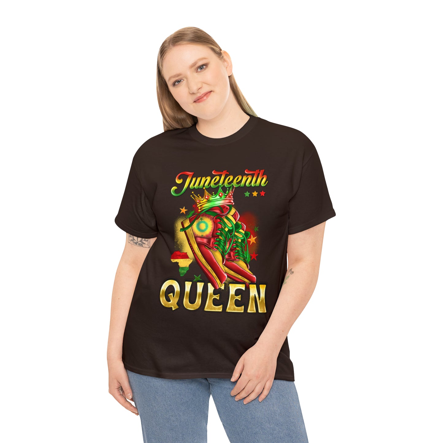 Juneteenth Queen Unisex Heavy Cotton Tee
