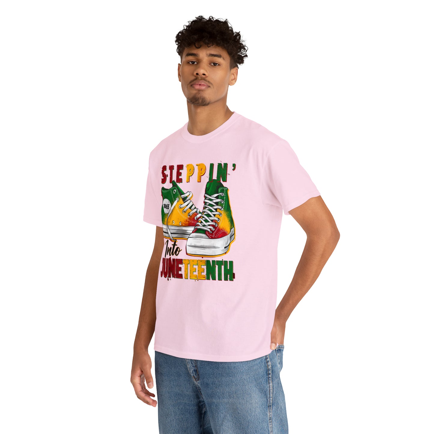 Stepping into Juneteenth Unisex Heavy Cotton Tee