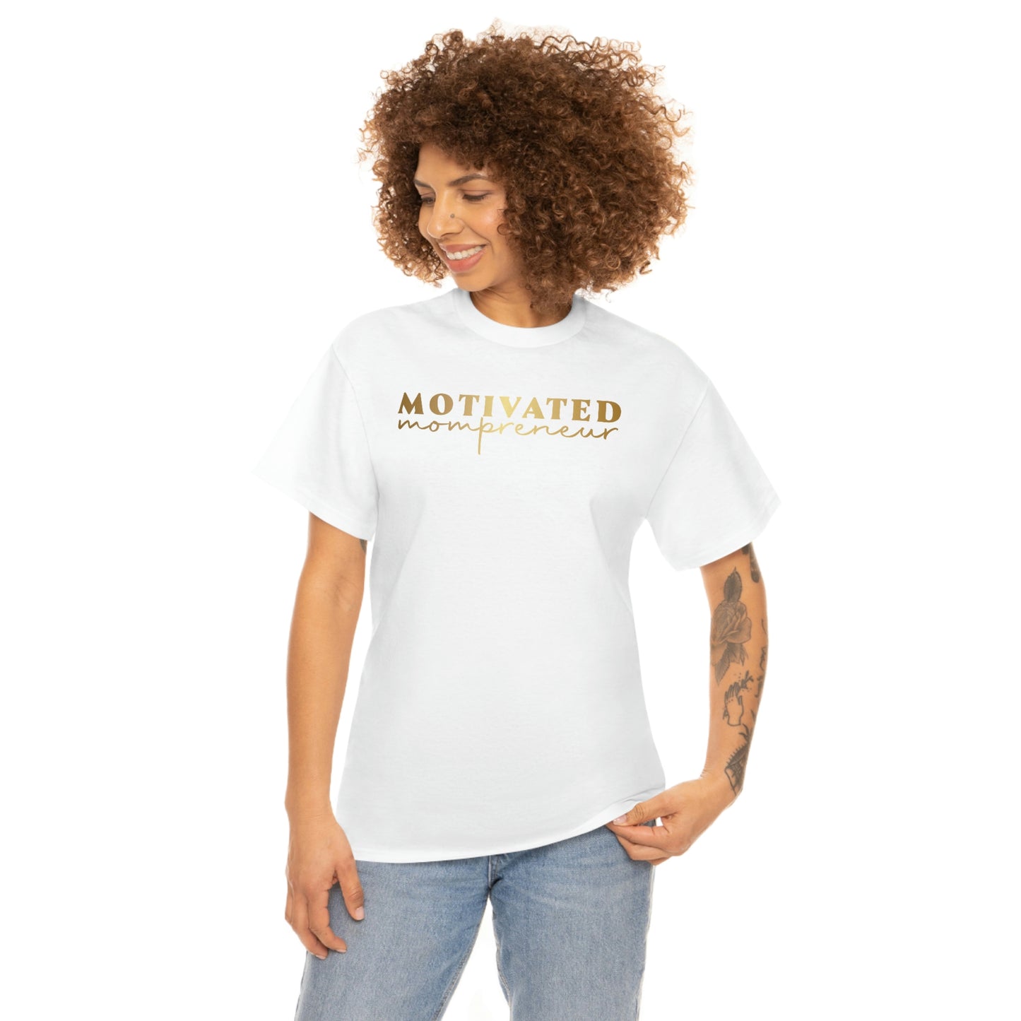 Motivated Mompreneur Unisex Heavy Cotton Tee