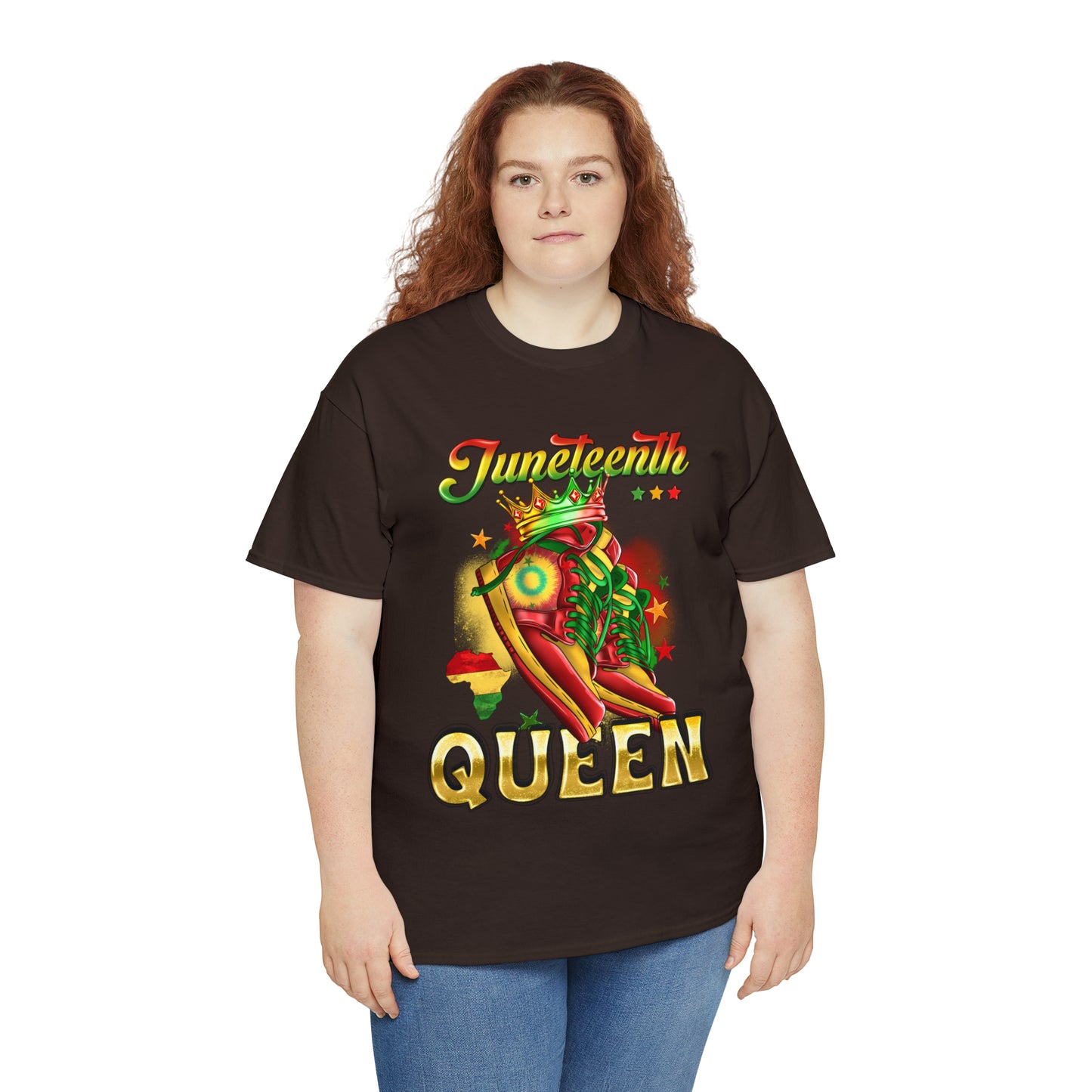 Juneteenth Queen Unisex Heavy Cotton Tee