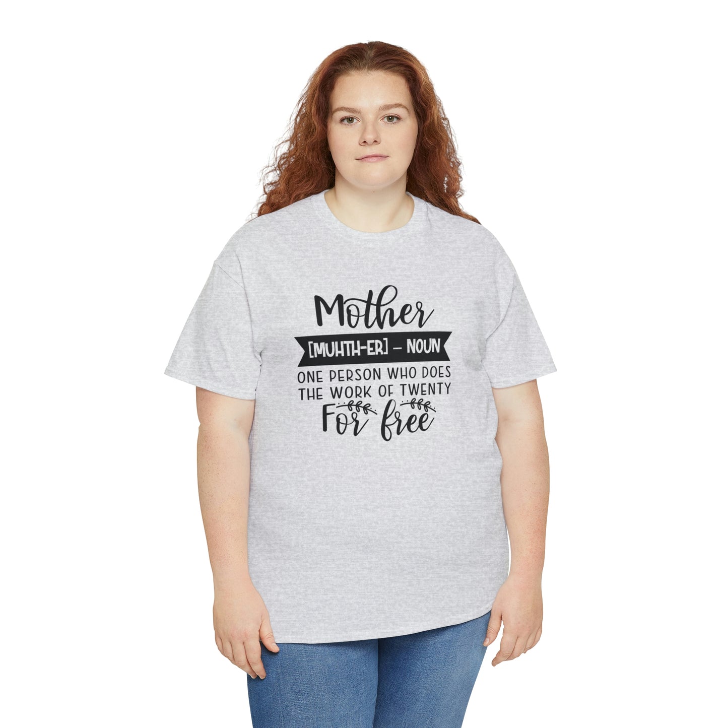 Definition of A Mother Unisex Heavy Cotton Tee