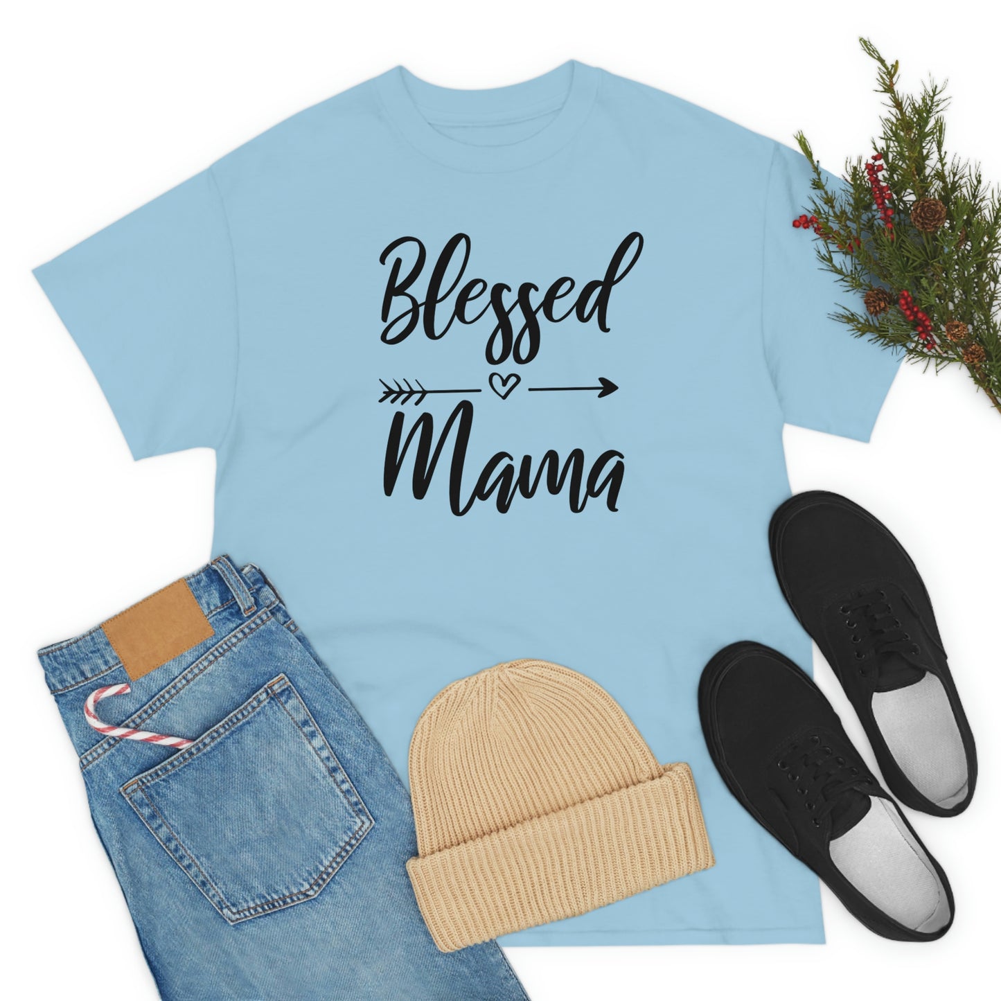 Blessed Mama Unisex Heavy Cotton Tee