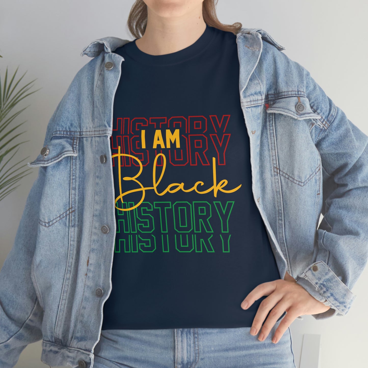I am Black History Unisex Heavy Cotton Tee