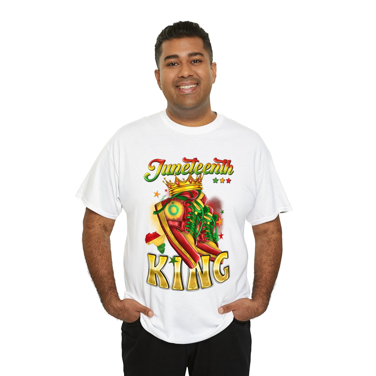 Juneteenth King Unisex Heavy Cotton Tee