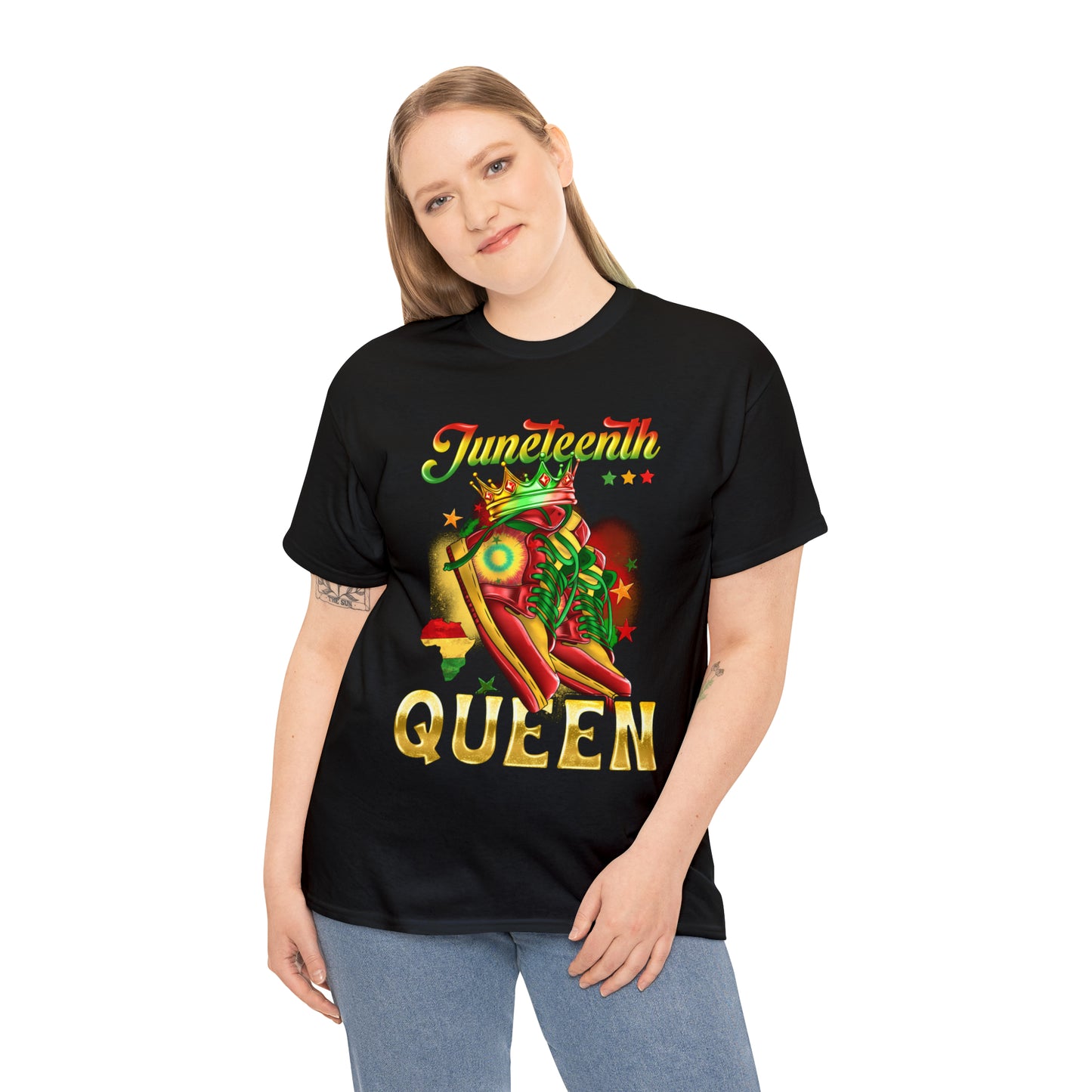 Juneteenth Queen Unisex Heavy Cotton Tee