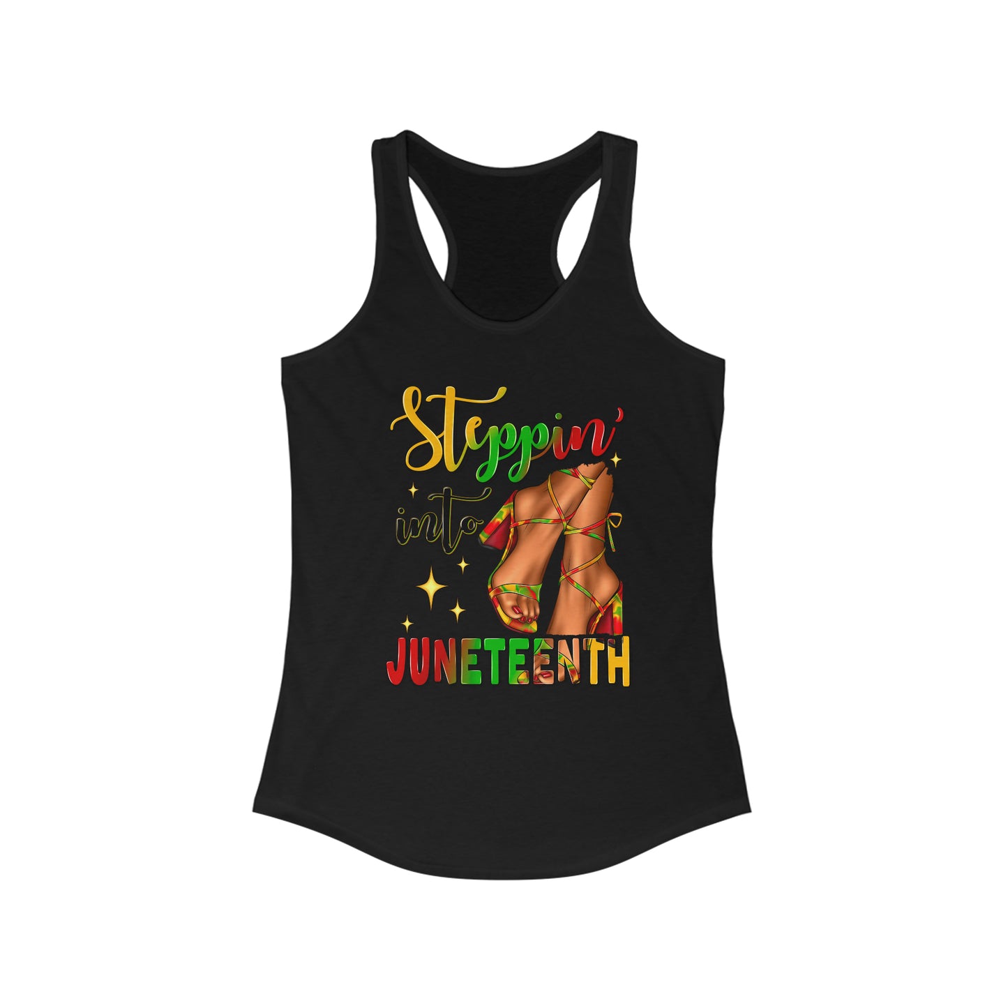 Stepping into Juneteenth Women's Ideal Racerback Tank