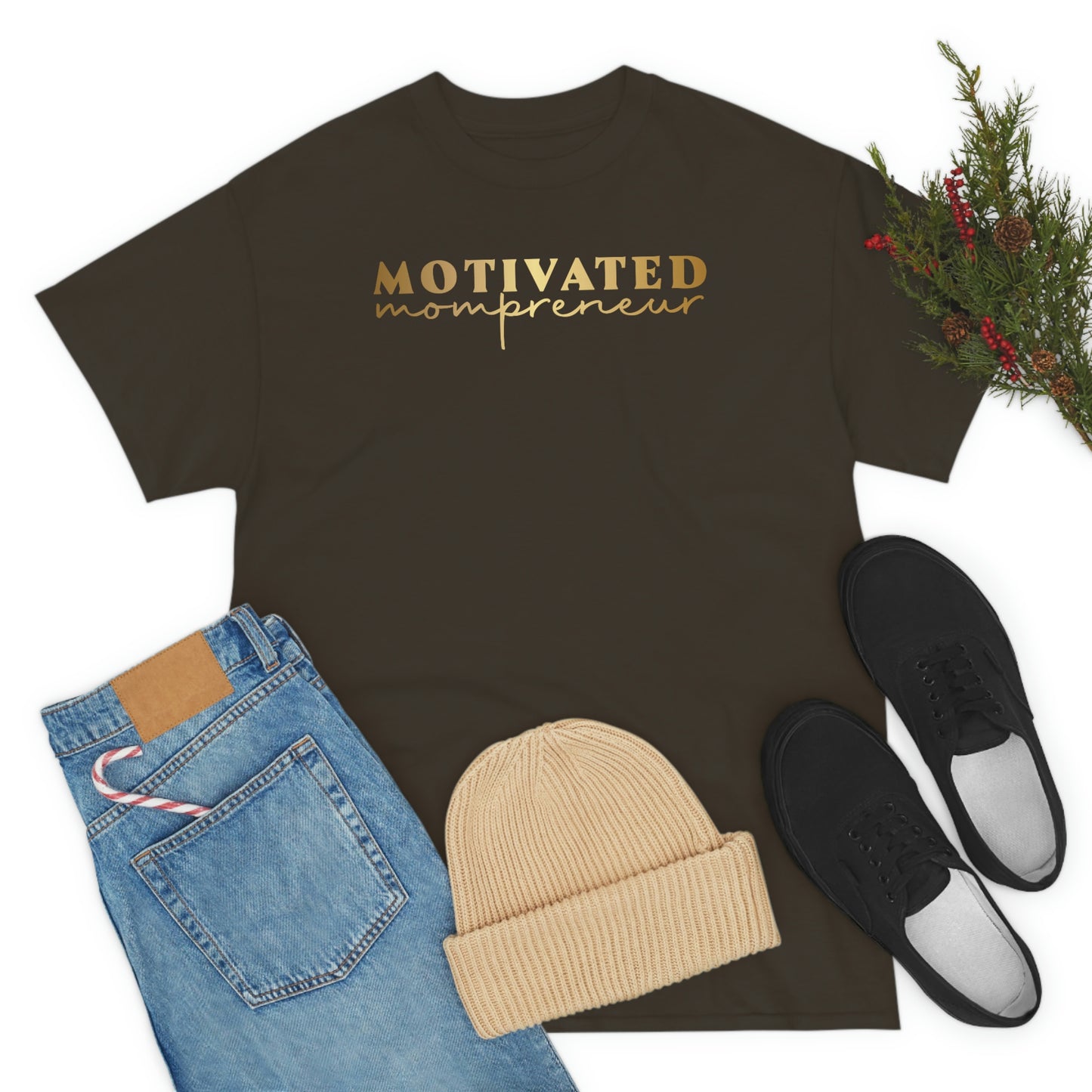 Motivated Mompreneur Unisex Heavy Cotton Tee