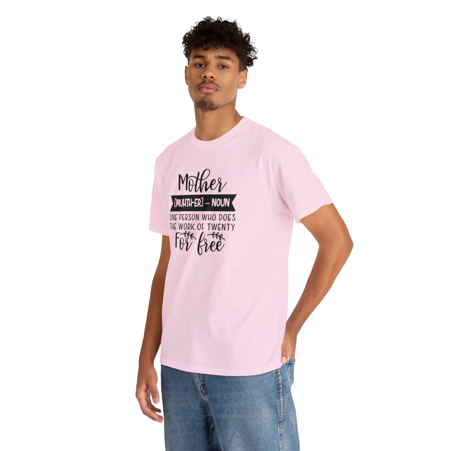 Definition of A Mother Unisex Heavy Cotton Tee
