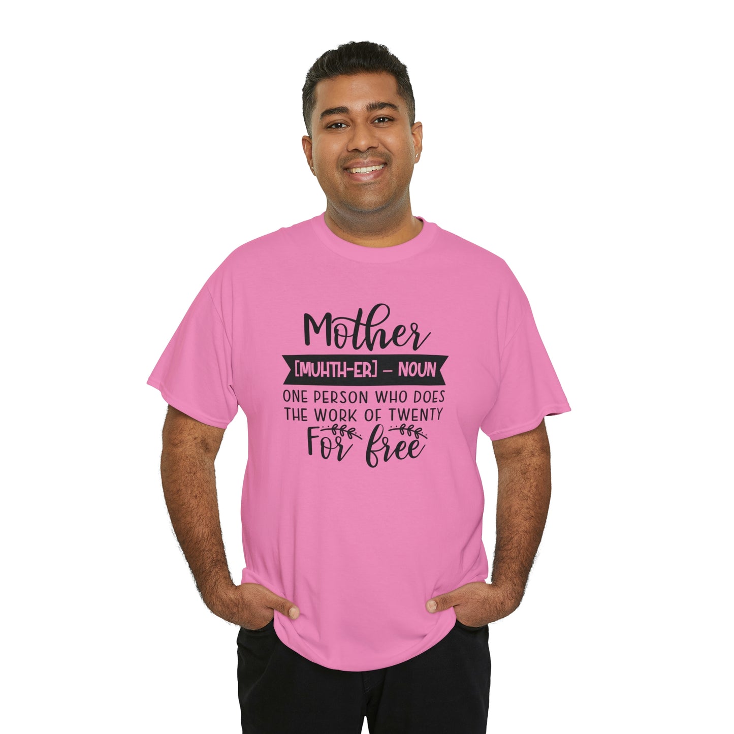 Definition of A Mother Unisex Heavy Cotton Tee
