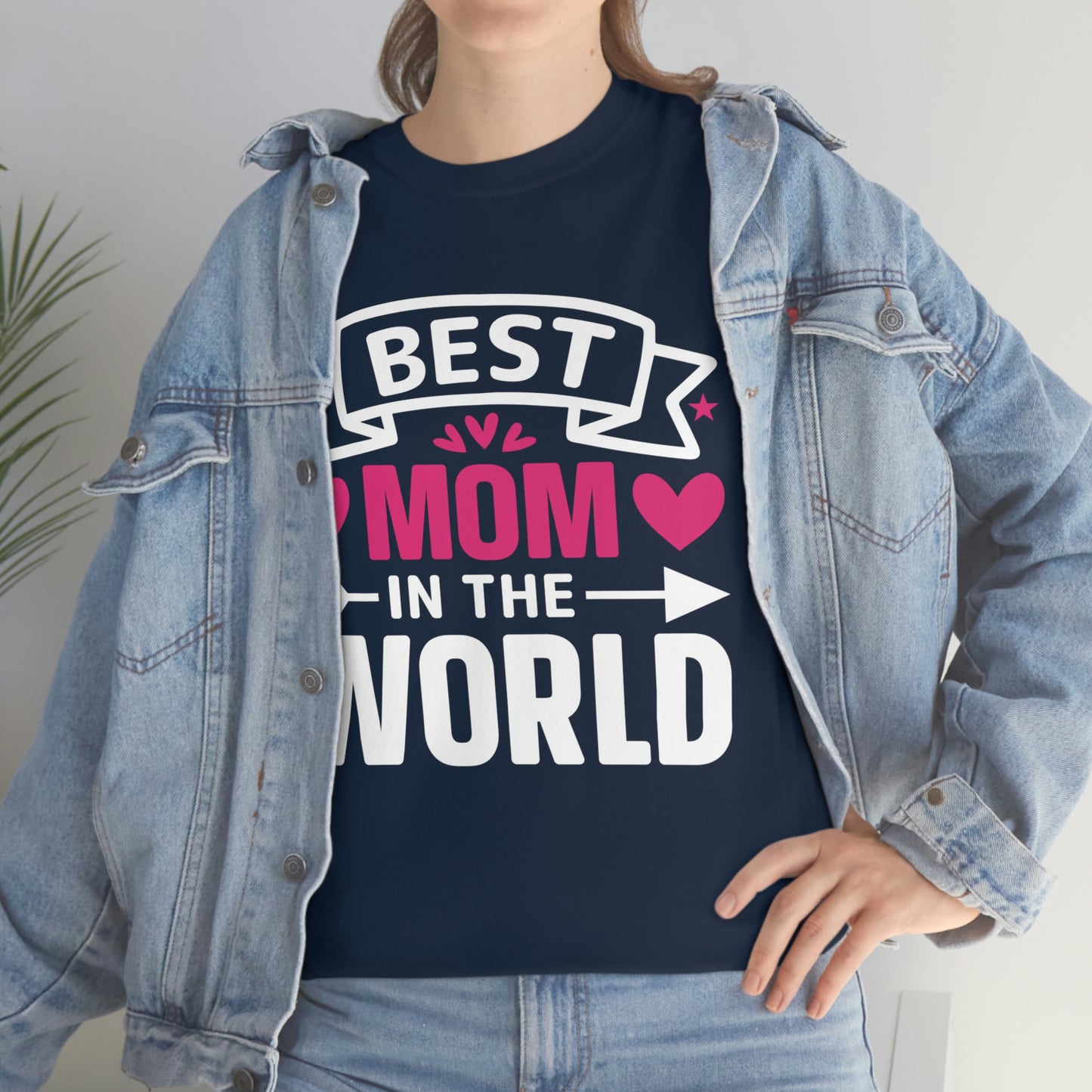 Best Mom In The World Unisex Heavy Cotton Tee