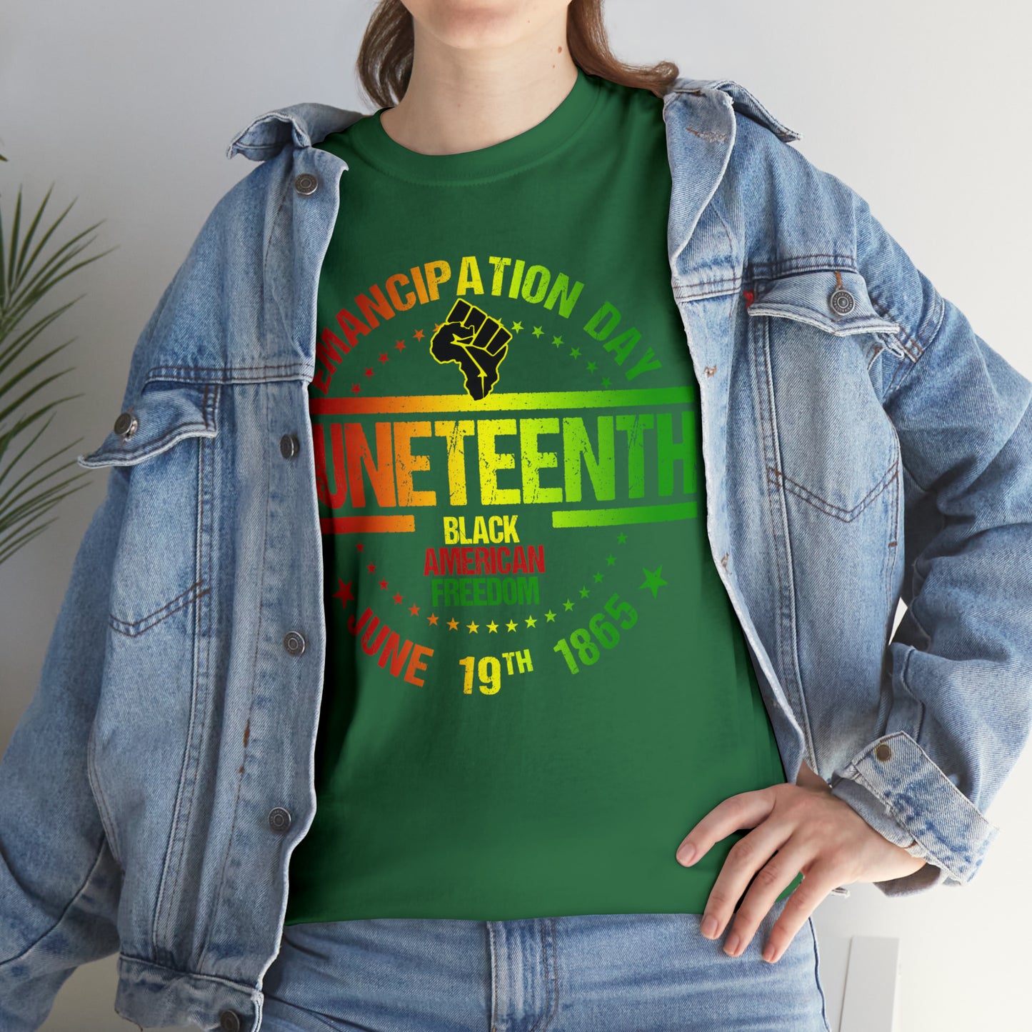 Juneteenth Unisex Heavy Cotton Tee
