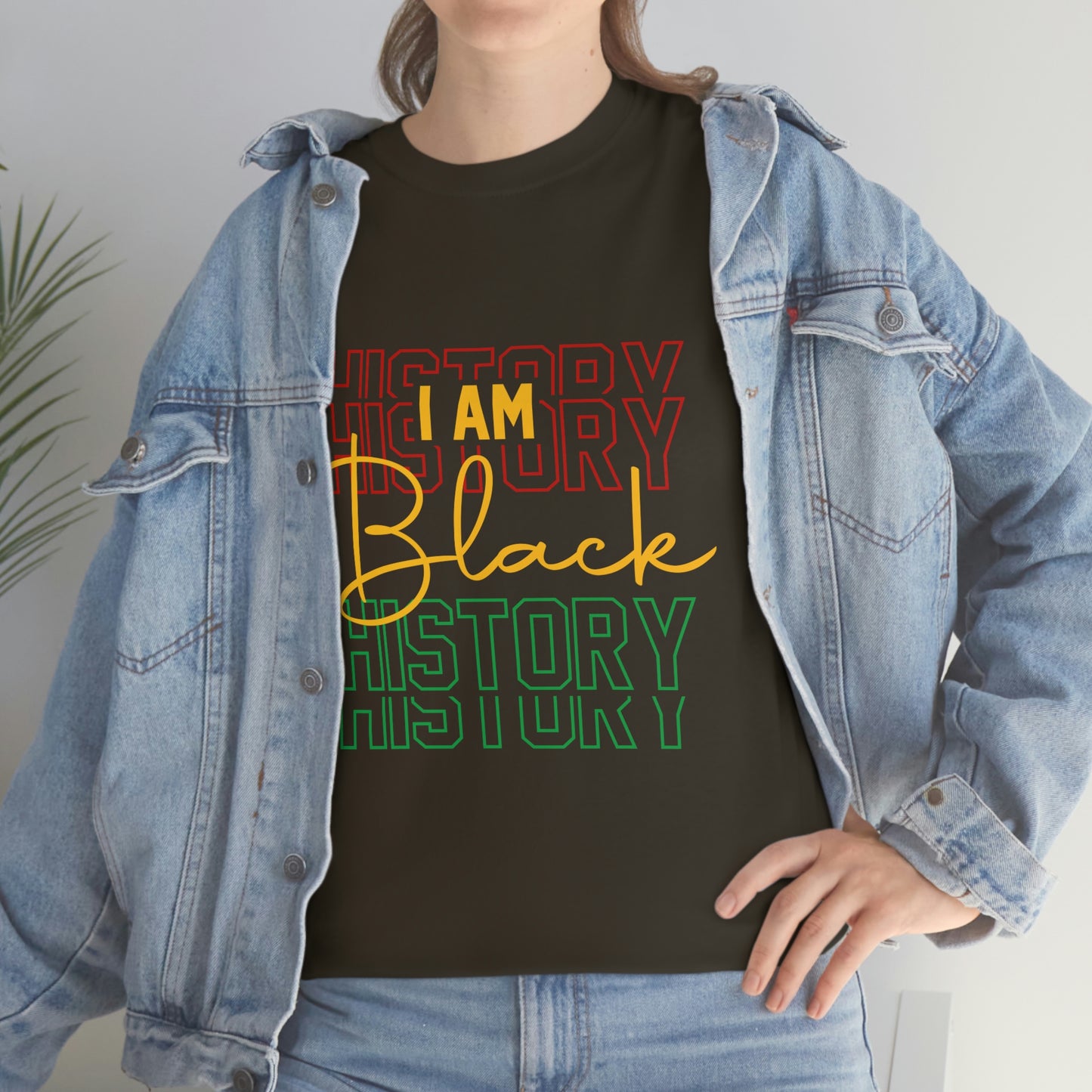 I am Black History Unisex Heavy Cotton Tee